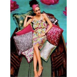 Target Liberty of London Ruffled Halter Dress in Multicolor Floral Print XS